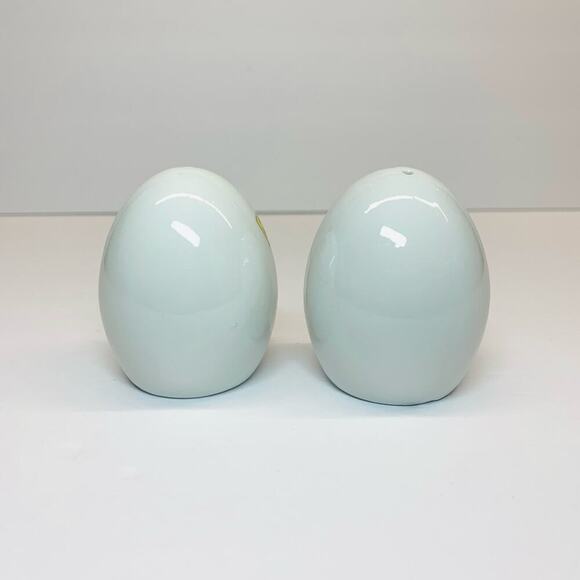 VTG 90s Ziggy Small Salt & Pepper Shaker Set Egg Shaped “Keep the Sunny Side Up” - Picture 3 of 10